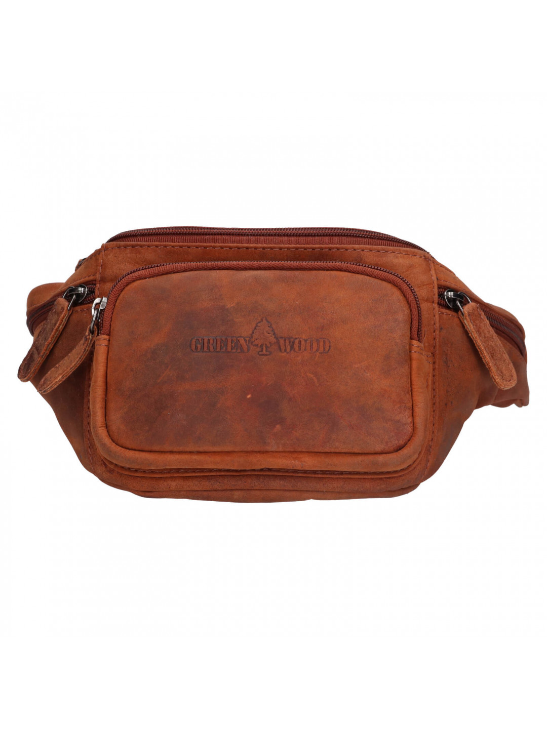 Pánská kožená ledvinka Greenwood Terras – světle hnědá